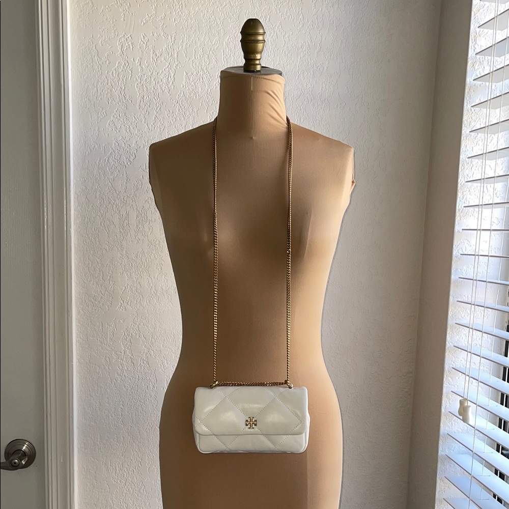Tory Burch Mini Kira Diamond Quilt Flap Bag Brand New